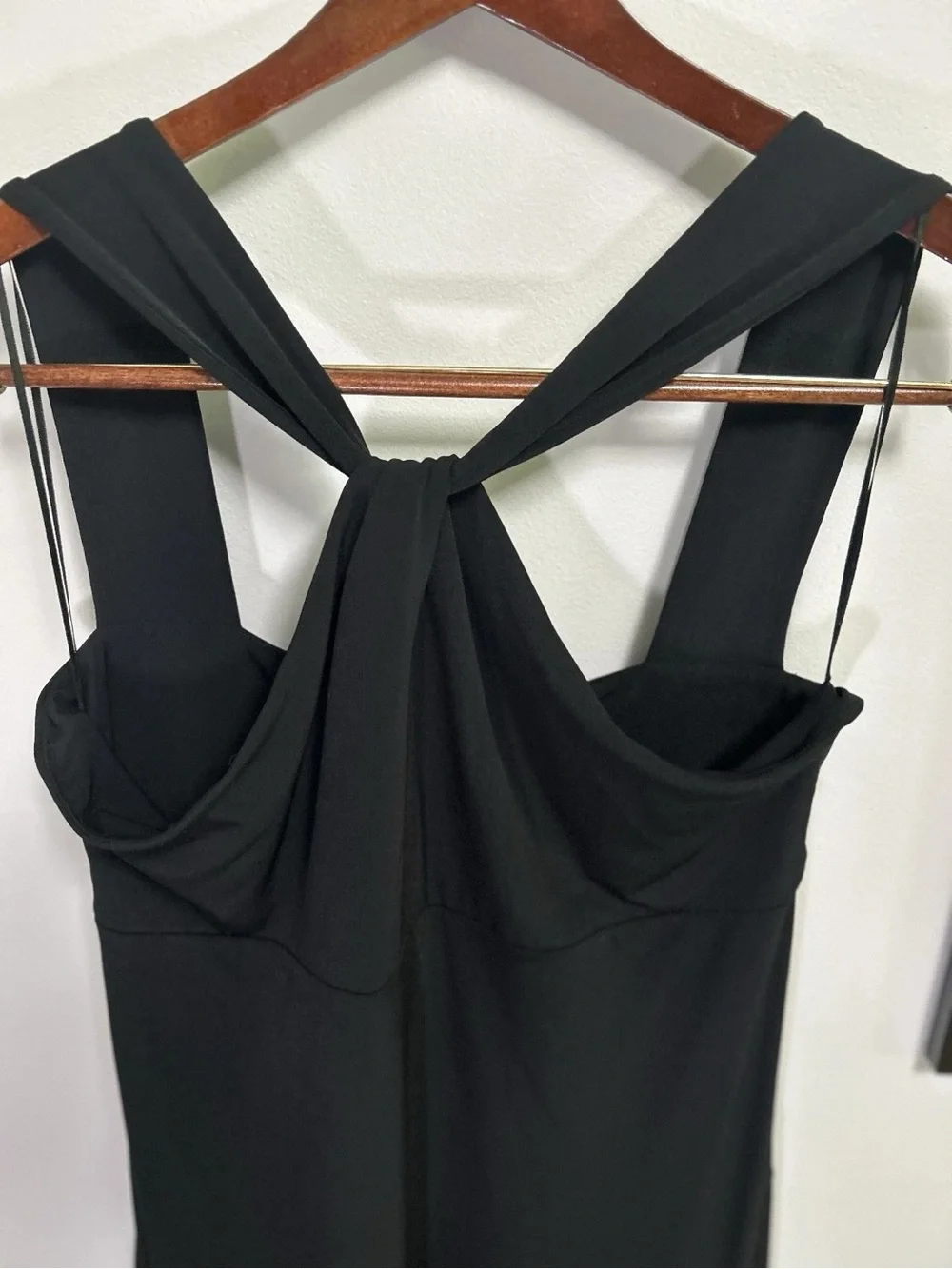 Michael Kors Black Sleeveless Mini Dress with Crossback Detail